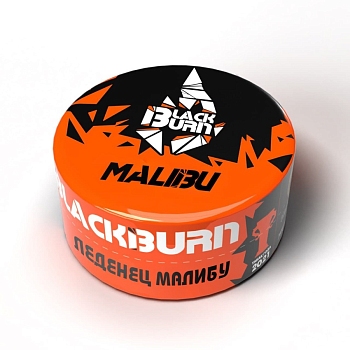 Табак Burn Black, 25гр "Malibu / Леденец Малибу"